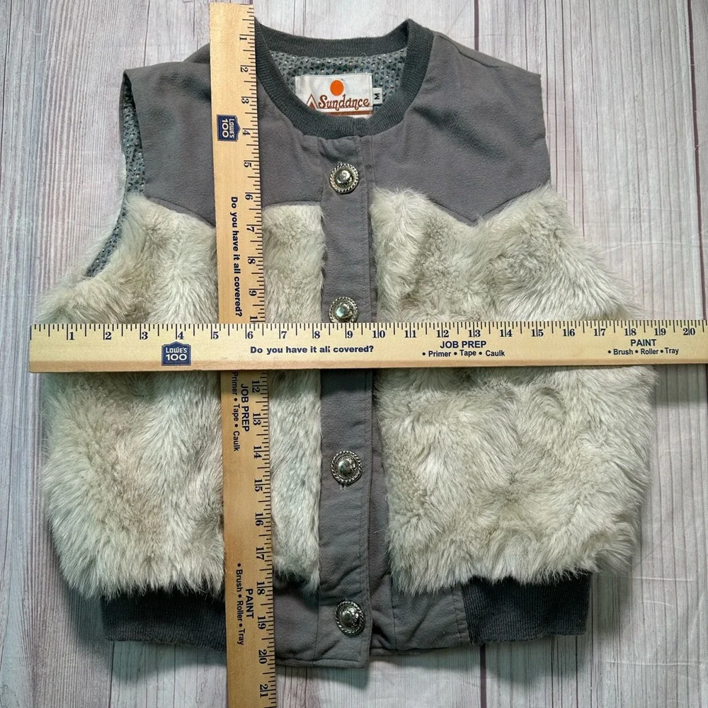 Women’s Vintage 70s Sundance Western Flux Fur Winter‎ Vest